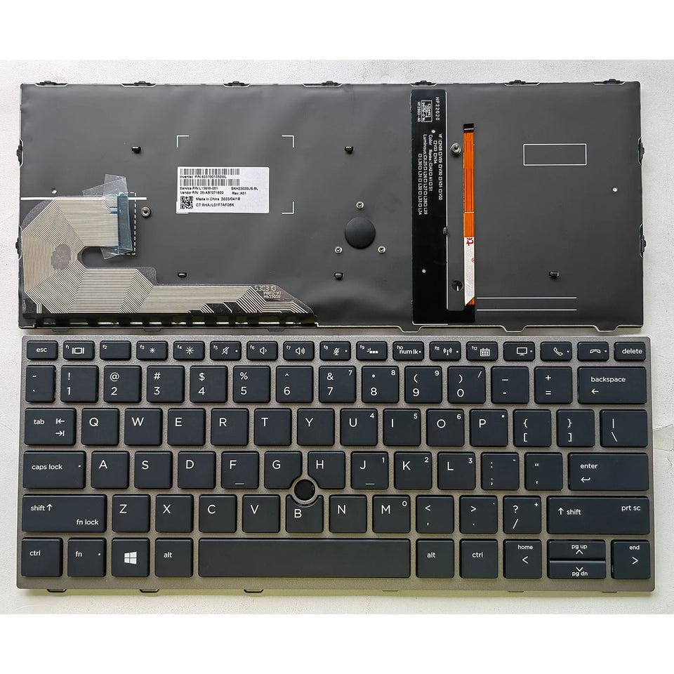 US Laptop Keyboard for Hp EliteBook 730 g5 735 g5 735 g6 830 g5 830 g6 836 g5 L56442-031 L13697-031