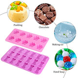 Puppy Dog Paw Bone Silicone Mold for Jelly Candy Chocolate Ice Cube Baking Mold to Make Dog Snack Biscuits in Multiple Colors a