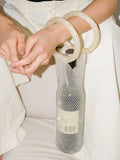 Resin Handle Wine Storage Bag Portable Czech Diamond Hand-carrying Gift Packaging Shiny Handwoven Bags Bottle jacket