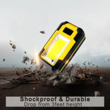 1-5PC COB Worklight USB Rechargeable LED Flashlight Power Bank 18650 Portable Camping Lamp with Magnet Waterproof Lantern 4000mA