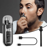 HIENA Electric Nose Hair Trimmer Mini Pocket Nose Ears Hair Eyebrow Trimmer for Men Rechargeable Clipper ﻿home appliance