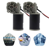 Bymaocar Dc Motor, 60w 220rpm Dc Gear Motor, Electric Gear Motor  60w-24v/12v Used in Packaging, Printing, Textile,