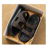 Summer Trendy Beach Sandals Casual Slip on Slippers, Lightweight Breathable Non Slip Soft Sole for Daily Casual Walking