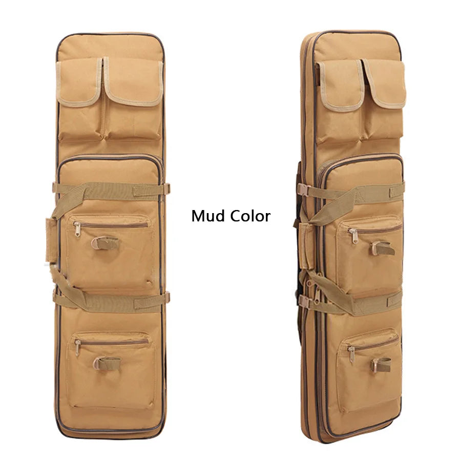 Fishing gear real person CS outdoor camouflage gun bag shoulder fishing 120CM dog bag 1M letter bag