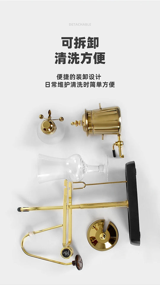 Siphon Coffee Maker Household Belgium Kettle Royal Belgian Manual Pot Espresso Machine Distillation Suit Drip Type Barista Tools