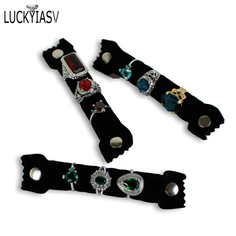Women Luxury Jewelry Roll Storage Bag Lady Rings Earrings Necklace Organizer Portable Cloth Bags