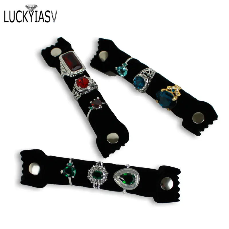 Women Luxury Jewelry Roll Storage Bag Lady Rings Earrings Necklace Organizer Portable Cloth Bags