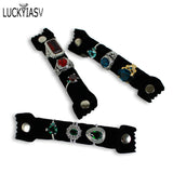Women Luxury Jewelry Roll Storage Bag Lady Rings Earrings Necklace Organizer Portable Cloth Bags