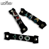 Women Luxury Jewelry Roll Storage Bag Lady Rings Earrings Necklace Organizer Portable Cloth Bags