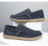 Fashion Men's Sneakers Canvas Breathable Men's Walking Driving Shoes Comfortable Outdoor Men Flats Casual Shoes Tenis Masculino