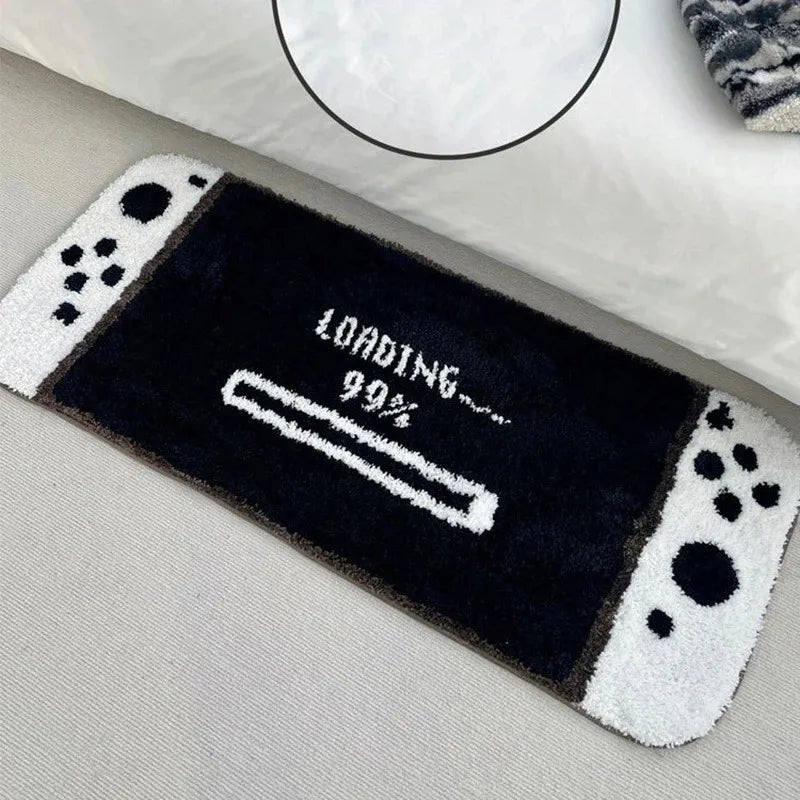 VIKAMA Gaming Controller Theme Rug, Suitable for Bedrooms, Gaming Decor Area Rug, Easy-Clean Gaming Room Area Rug