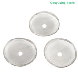 3Pcs Reusable French Press Coffee Maker Detachable Mesh Filter Stainless Steel