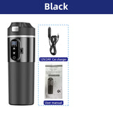 E-ACE 12/24V Car Heat Mug 500ML Car Kettle Stainless Steel Heating Travel Cup Dry burn Protection Coffee Tea Instant Noodles
