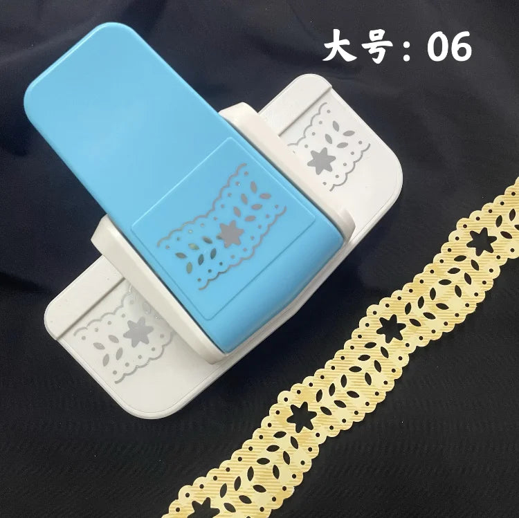 Effort-saving Embossing Device Hollow Lace Edge Pressing Device Punching Device Diy Kindergarten Handmade Greeting Card