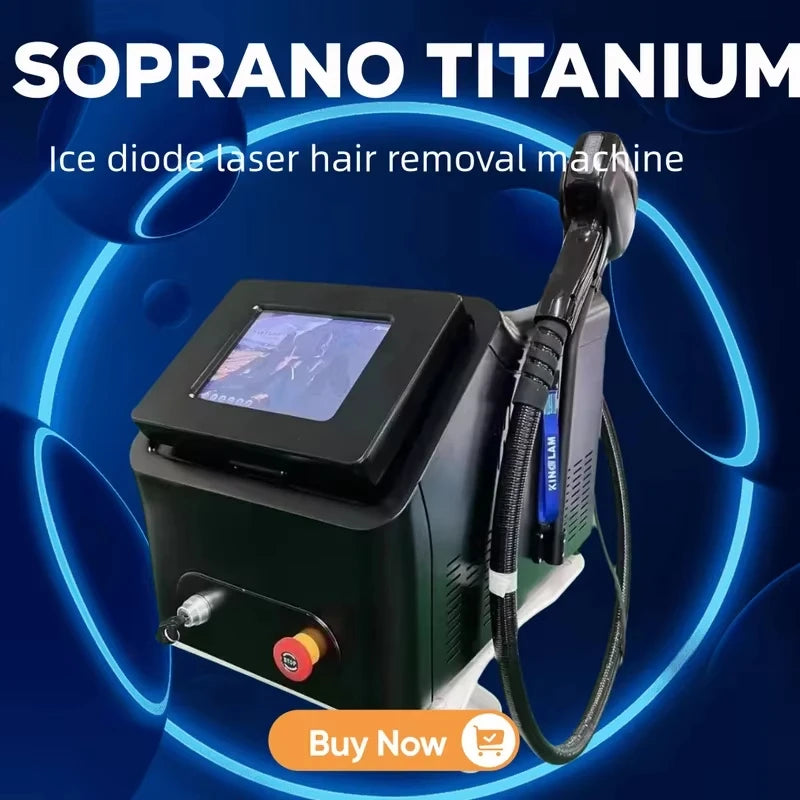 2025 Newest 808nm Diode ICE Platinum Diode Hair Removal Machine 755 808 1064nm hair remove hair