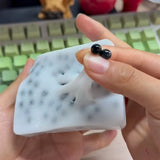 Stress Relief Pimple Popping Toy Tofu Style Squishy Fidget Sensory Game Anxiety Relief Fun Squeeze Toy for Kids Adults Gift