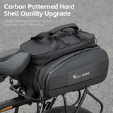 WEST BIKING Cycling Trunk Bag Large Capacity Bicycle Pannier Multifunctional Reflective Bike Bag Travel Bag MTB Bike Accessories