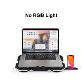 Jomaa RGB Gaming Laptop Stand Air Cooler Notebook Stand Holder with 6 fans Cooling Fan Base Suit for 12-17 inch Laptop