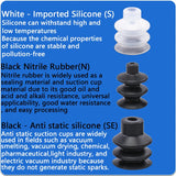 5 PCS CONVUM Type Bellows Suction Round Cup PCG Series PCG-5-N PCG-7-N PCG-10-N PCG-12-N PCG-15-N PCG-18-N PCG-60-N PCG-90-N