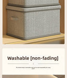 Clothes Storage Box Household Large-capacity Wardrobe Snacks Toys Layered Finishing Artifact Folding Storage Box Basket with Lid