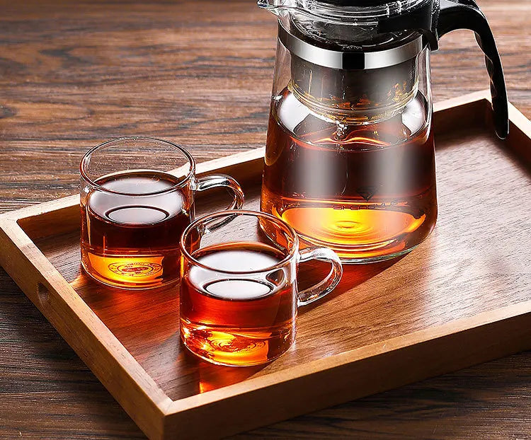 Tea cups, tea separation filters, tea brewers, household glass tea sets, cup sets, elegant cups, teapots