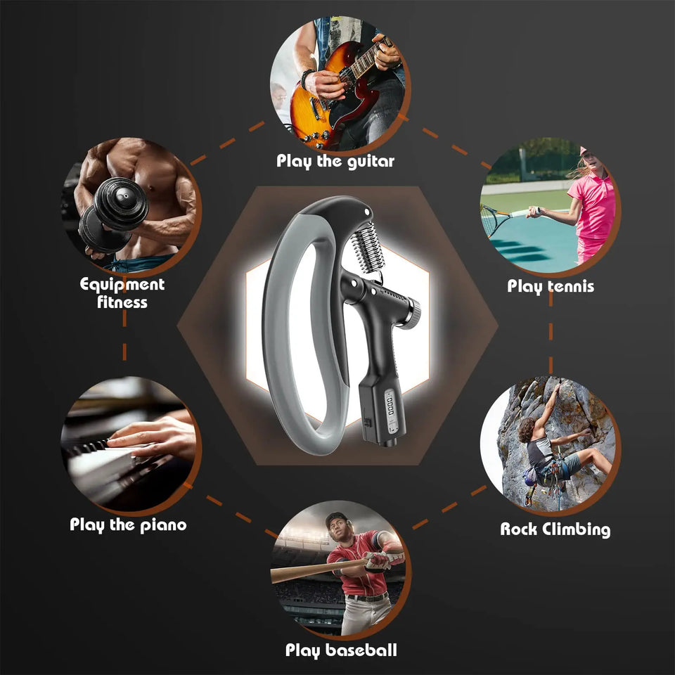 Grip Strength Device Male Professional Hand Training Adjustable 10-100kg Arm Strength Device Strength Training Device Female