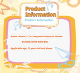 Baby Three Foldable Phone Stand Blind Box Cute Animal Desktop Holder For Watching TV Desk Decor Surprise Collectible Toy