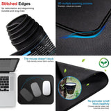 Kawaii Coffee Cat Mouse Pad Black Square Gaming Accessory Rubber Deskmats HD Non-Slip Computer Keyboard Mat New Laptop Mousepad
