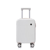 Multifunctional suitcase 18 inch small lightweight luggage with USB cup holder password suitcases 20" cabin carry-on travel bag