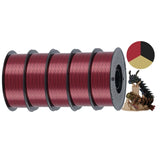 KINGROON 5KG Silk Tricolor PLA Filament 1.75mm, Three-colour Coextrusion 3D Printing Material, New Color Change, 5Roll 1kg/Spool