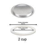 Coffee Rubber Sealing Ring Gasket Washer Gasket Replacenent Cups Rings For Moka Pot Espresso Coffee Makers Kitchen Supplies