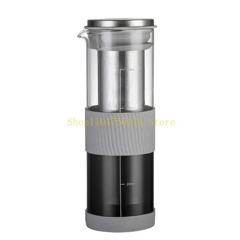 Elegant Borosilicate Glass Cold Brew Coffee Carafes Practical Cold Brew Coffee Machine with Flavor Extraction top sale