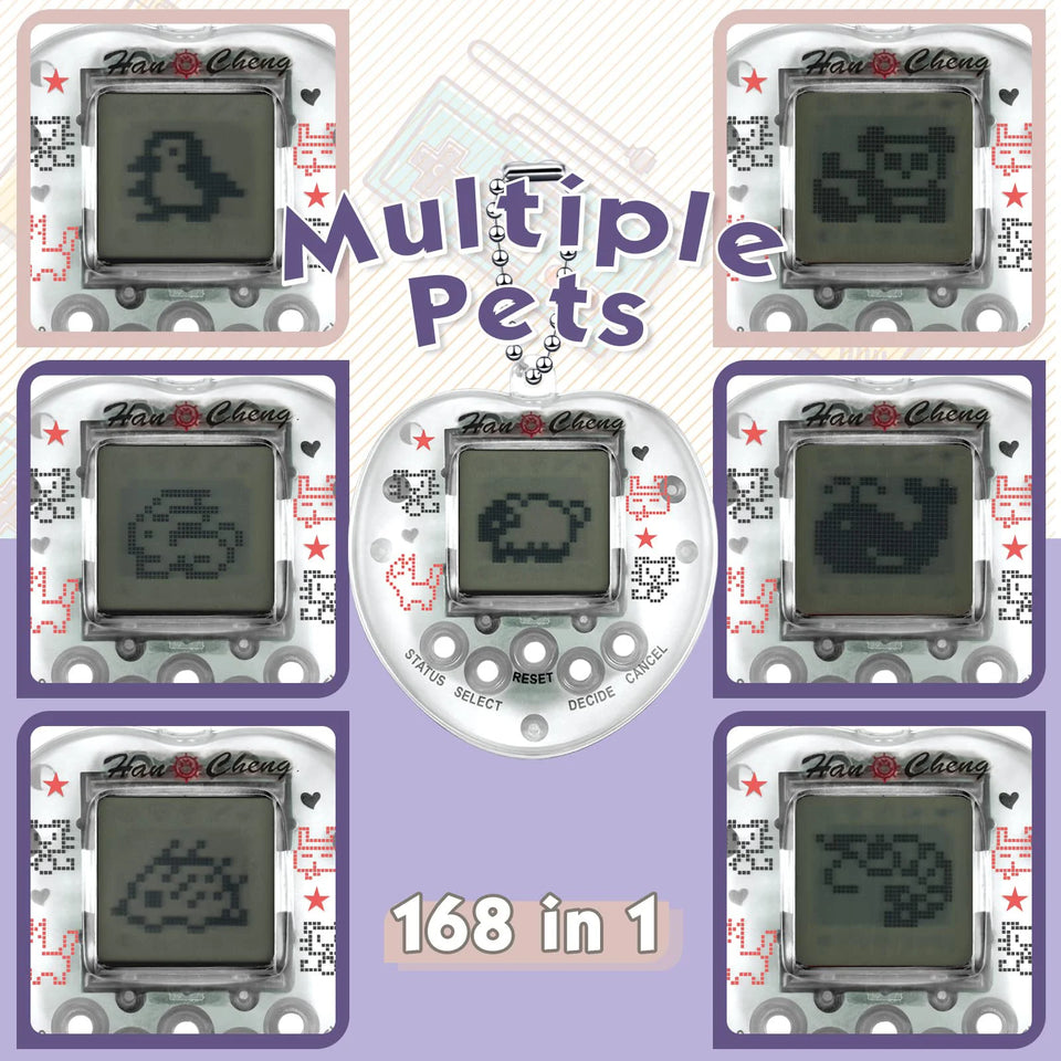 Electronic Pets Game Tamagotchi Handheld Game Console Toy in Russian Original German Spanish Polish Virtual Digital Pet Toy