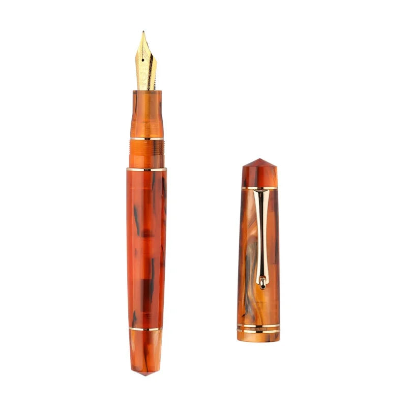 MoonMan M800 Fashion Elegant Acrylic Fountain Pen German BOCK Nib/MAJOHN Nib Luxury Business Office Writing Ink Pens Lady Gift