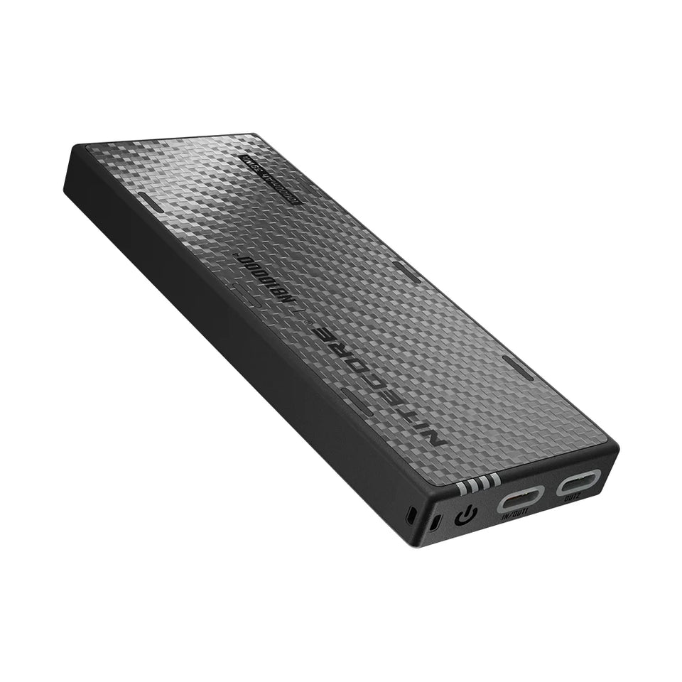 NITECORE NB10000 Gen4 10000mAh 9V Carbon Fiber Power Bank 22.5W Fast Charge Mobile Outdoor Powerbank IPX7 Dual USB-C