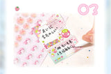 New 1Style 72Pcs/bag Good Mood Maker Cut Film Sticker Book Handbook Scrapbook Phone Case Photo Frame Calendar DIY