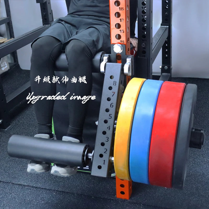 Sitting Leg Extension Device Trainer Leg Muscle Group Trainer Gym Assisted Leg Fitness Equipment Curl Machine Suitable for 16Mm/18Mm/26Mm/1Inch Aperture
