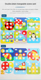 Children's Early Learning Puzzle Interactive Toys, Mushroom Nail Game, Intelligence Puzzle, Color Recognition