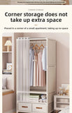 Large Capacity Portable Wardrobe Closet Durable Sturdy Assembly Clothes Organizer Bedroom Dustproof Storage Solution