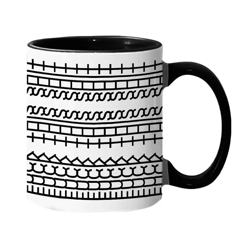 Ceramic Kitchen Hidden Message Coffee Mugunique Gift for Work Bestie & Modern Coffee Lover Accessories Message Coffee Mug
