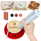 Coffee Latte Inkjet Printer Handheld EVEBOT Printpen Print Size 26*1000 MM DIY Custom Printing With Auxiliary Ruler for Cafes
