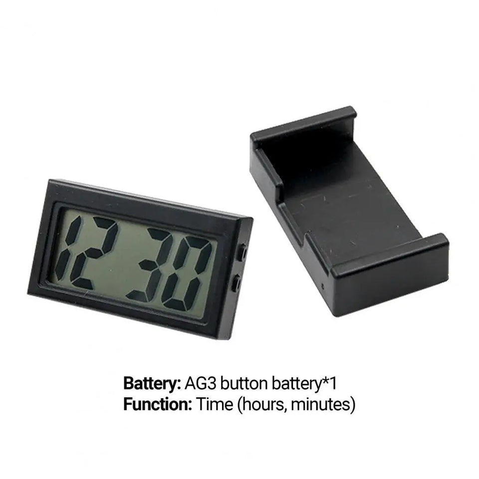 Electronic Clock Car Dashboard Student Exam Study Mini LCD Display Large Screen Table Desk Digital Clock Home