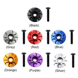 MTB Road Bike Stem Headset Top Cap Cover Aluminium Alloy Bike Headset Cover for Fork Head Tube Cycling Accessories
