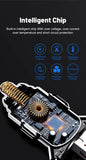 6 In 1 Car Charger Total 100W Super Fast Charging Multi-port Voltage Car With Vehicle Digital Display Mobile car Phone Charger