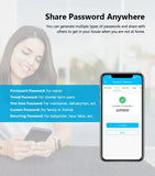 IP66 Waterproof Tuya Wifi Fingerprint Smart Door Lock Outdoor Gate TTLock Bluetooth Password Card Electronic Rim Lock For Home