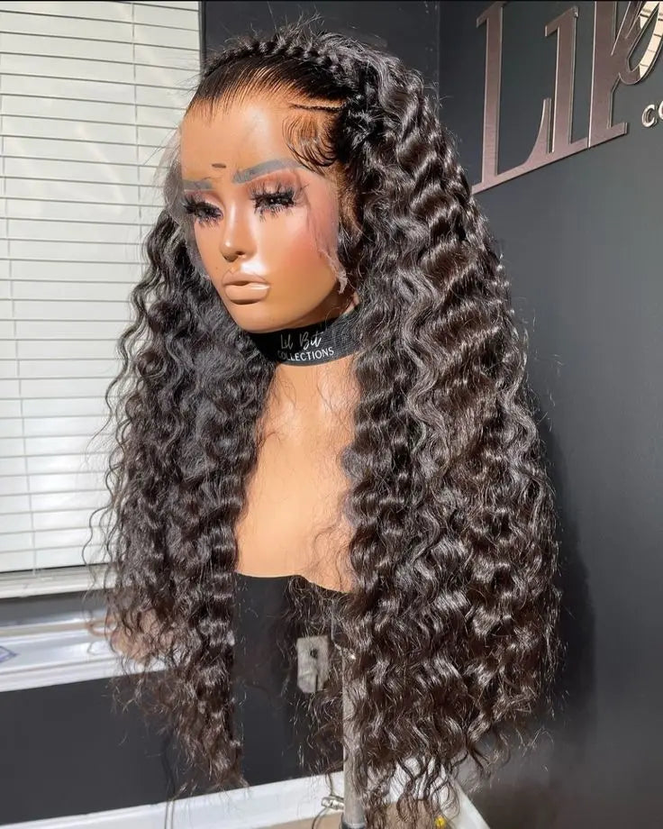 42 Inch Wear And Go Glueless Wig For Beginners Wigs Deep Wave Glueless Wigs Human Hair Pre Plucked New Upgraded No Glue 13x4 HD
