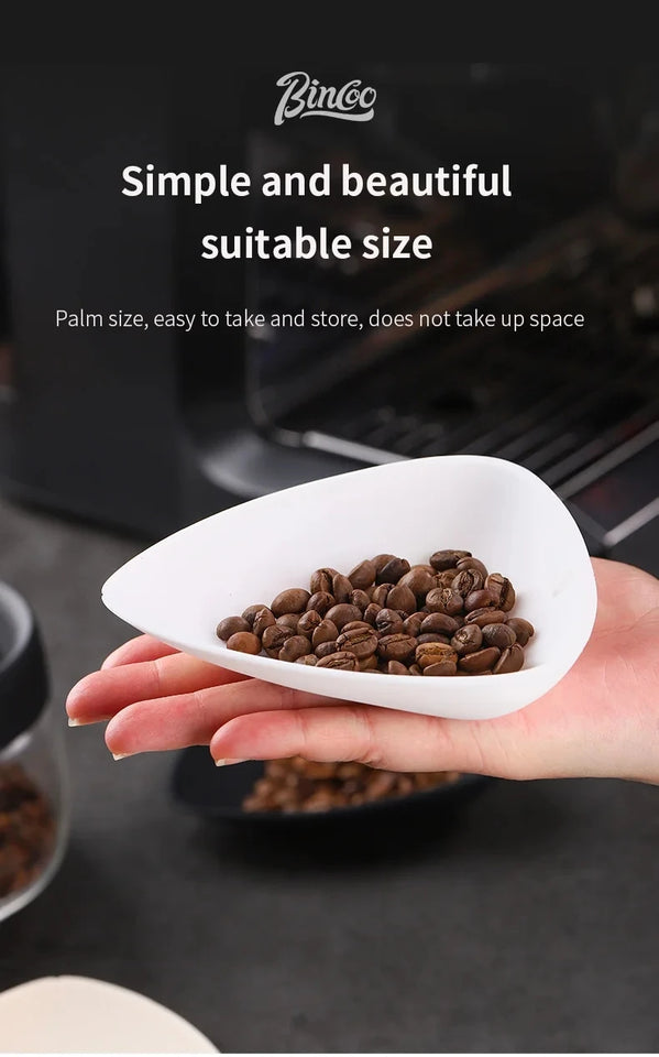 Coffee Bean Weighing Dish Beans Dose Trays Measuring Cup Handheld Coffee Container Spoon Shovel Tea Coffee Trays Precision Grind