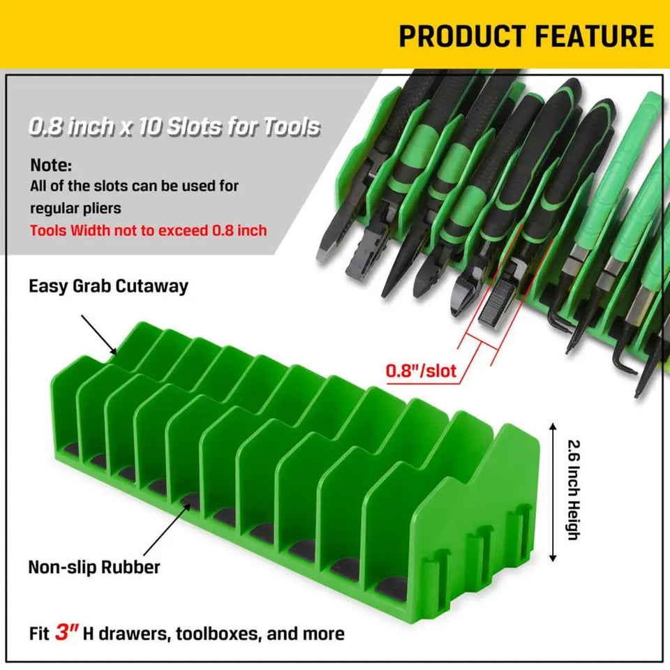 Plier Organizer Rack Plier Holder And Cutter Organizer Sturdy Plier Storage Holder Tools Set Toolbox Storage For Cutters Hammers