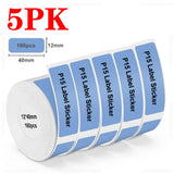 Labelwell 5/10PK P15 Thermal Label Sticker 12x40mm 15x30mm Label Tape Compatible for Marklife P15 P12 P11 L12 D30 Label Printer