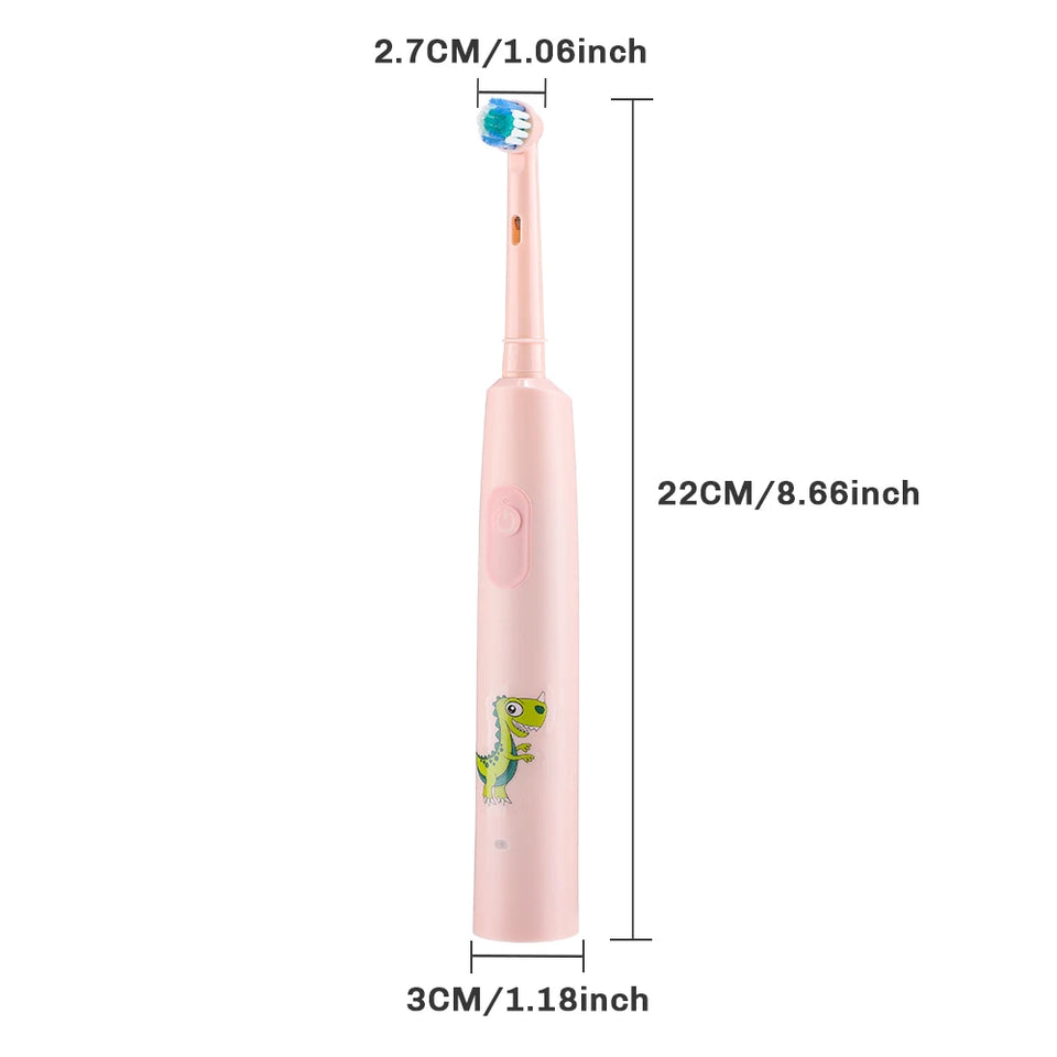 Smart Rotating Timing Electric Toothbrush, Rechargeable Rotary Toothbrush with 4 Heads, 5 Modes Setting Teeth Whitening Oral Car